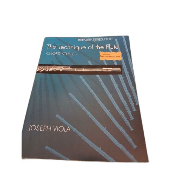 The Technique of the Flute Joseph Viola paperback Berklee Series Flute 1975 - Picture 1 of 2